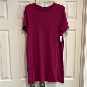 Old Navy Fuchsia Tee Dress